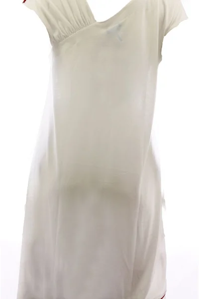 Bílé lehké modalové šaty Luna