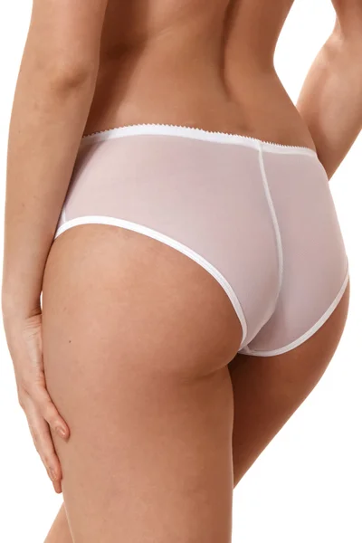 Bílé síťované dámské kalhotky Kostar