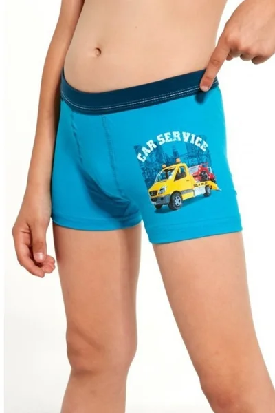 Chlapecké boxerky RT615 Car service Cornette (v barvě Modrá)