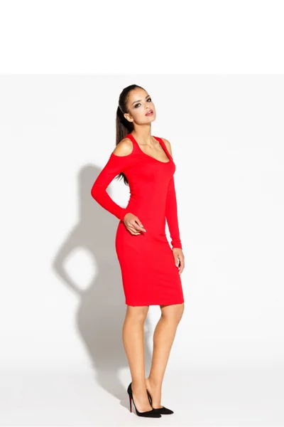 Dámské červené mini šaty Dursi