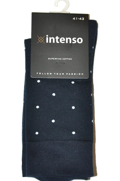 Pánské vzorované ponožky k obleku Intenso Superfine 1955