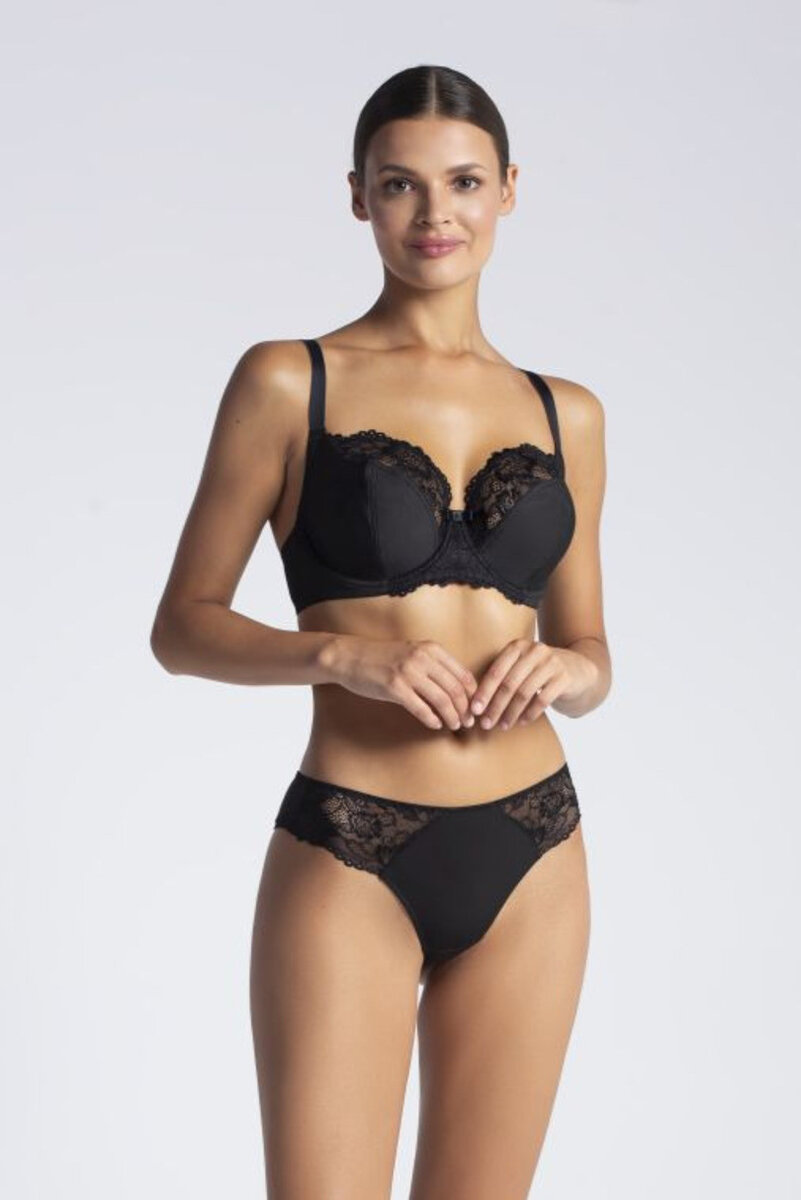 Černé dámské kalhotky s krajkou GWEN GATTA BODYWEAR, černá XL i170_BAH102H34606