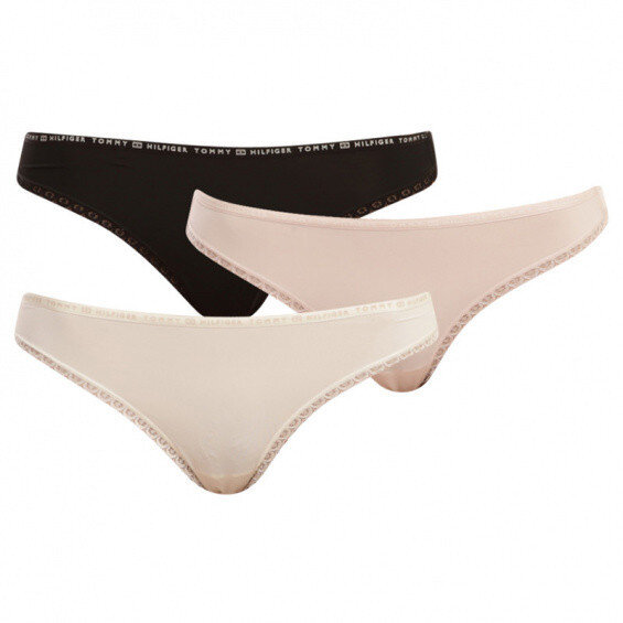 Dámská tanga 3-pack TI676 - 0R8 - Tommy Hilfiger (v barvě směs barev), Mix barev S i10_P53076_1:460_2:92_