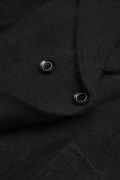 Dámský černý kabátek s límcem MADE IN ITALY