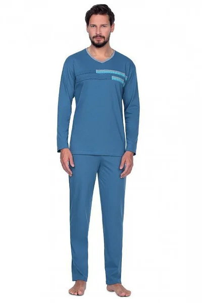 Pánské pyžamo Regina K314 (Modrá)
