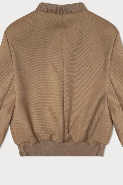 BEIGE BOMBER BUNDA – MADE IN ITALY