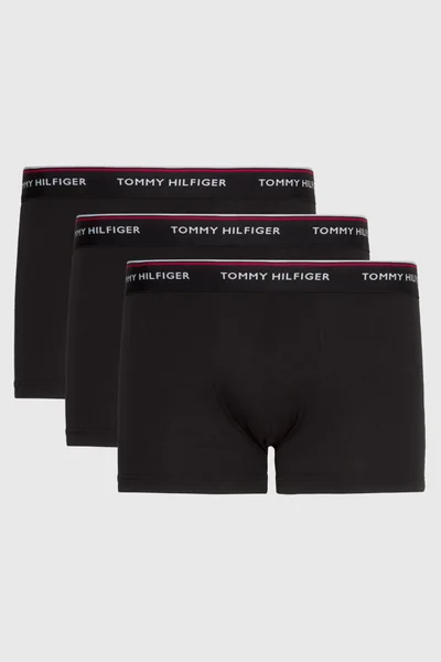 Bavlněné pánské boxerky v černé barvě Tommy Hilfiger 3ks