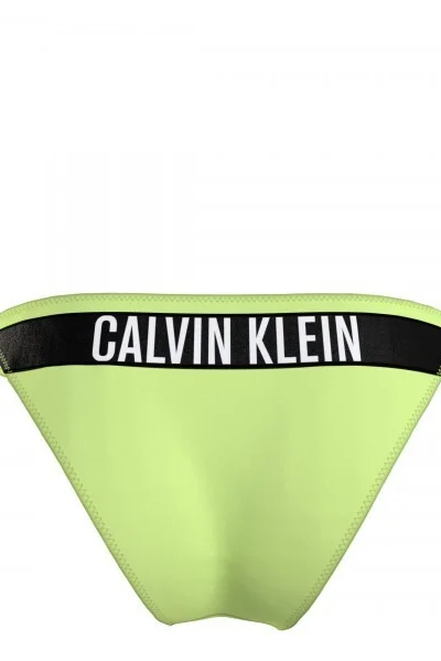 Světle zelené plavkové kalhotky na zavazování Calvin Klein