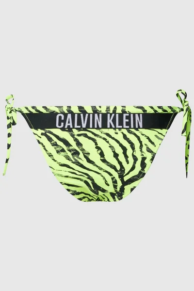 Dámské neonové plavky s potiskem - Calvin Klein