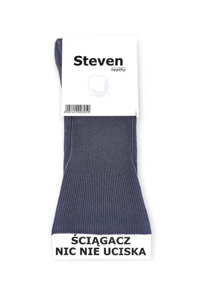 Vysoké pánské ponožky tmavě šedé Steven
