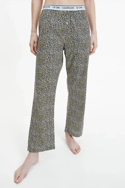 Dámské pyžamové kalhoty CA356 - V4L se zvířecím vzorem - Calvin Klein