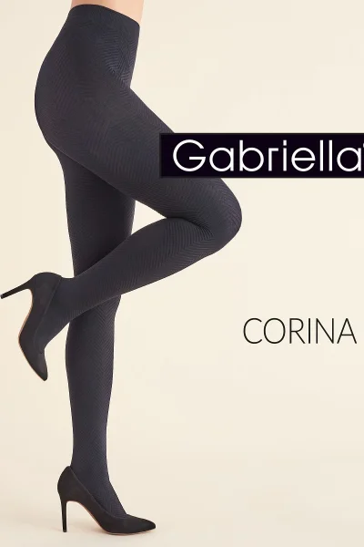Dámské punčochové kalhoty Gabriella SH153 Corina 2-4 nero