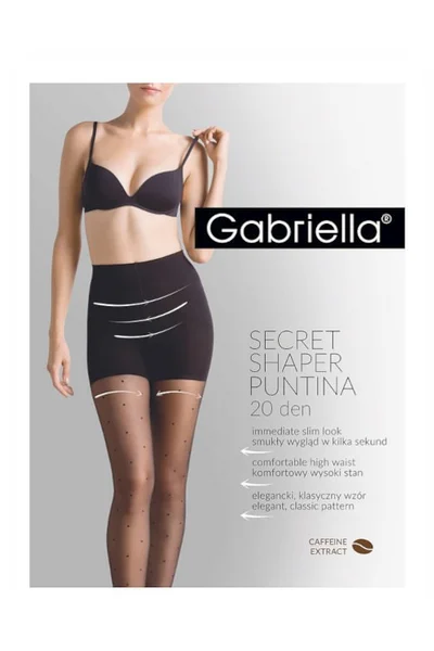 Černé dámské punčocháče Gabriella 680 Secret Shaper