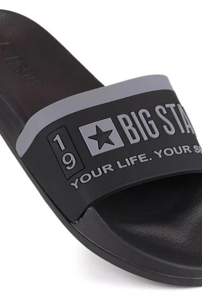 Černé dámské gumové pantofle Big Star