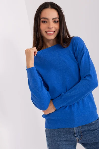 Královsky modrý dámský pulovr FPrice