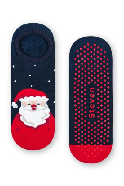 Dámské vánoční ponožky - Froté s ABS HG45 Steven
