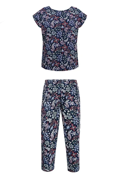 Vzorované dámské pyžamové bermudy Nipplex