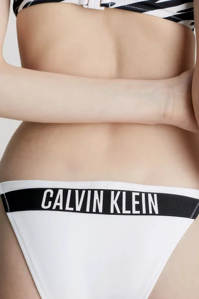 Bílé dámské bikiny kalhotky Calvin Klein