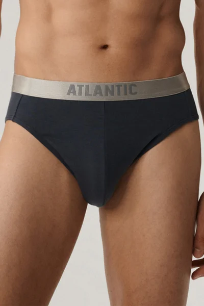 Atlantic Pánské Kalhotky 2-Pack Grafitové