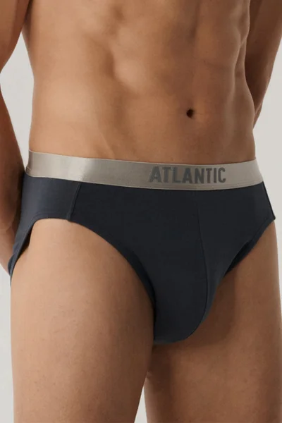 Atlantic Pánské Kalhotky 2-Pack Grafitové