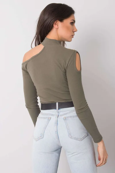 Dámská halenka TW BZ XT132 khaki FPrice