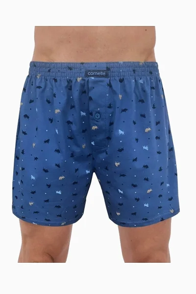 Pánské tmavě modré boxerky Cornette Comfort