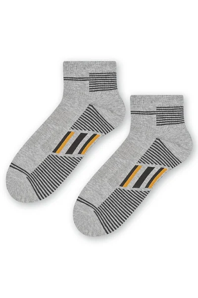 Pánské kotníkové ponožky se vzorem Steven Sport art.054