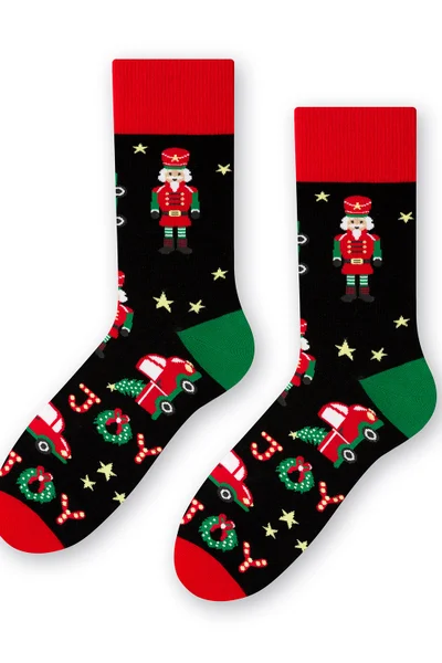Vysoké pánské vánoční ponožky Steven