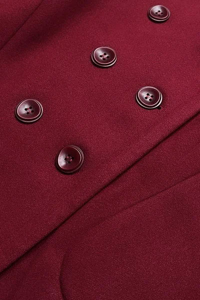 Dámský kabát plus size v bordó barvě s kapucí EA837 ROSSE LINE (barva Kaštan)