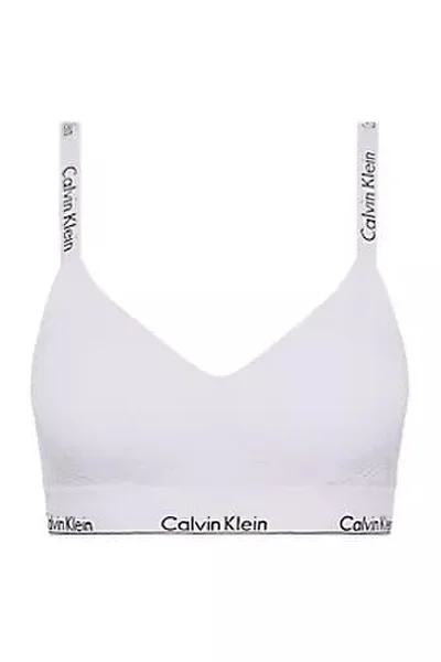 Sportovní dámská bílá podprsenka Calvin Klein