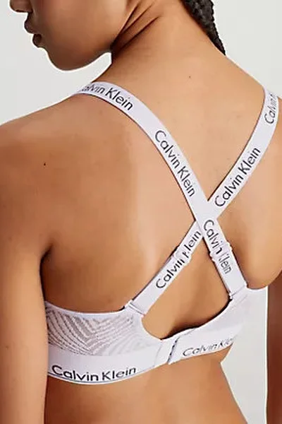 Sportovní dámská bílá podprsenka Calvin Klein