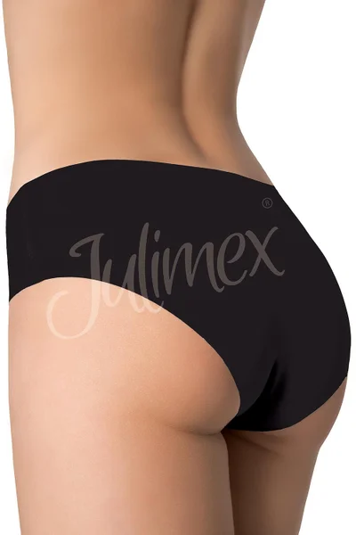 Černé bezešvé kalhotky Simple Julimex