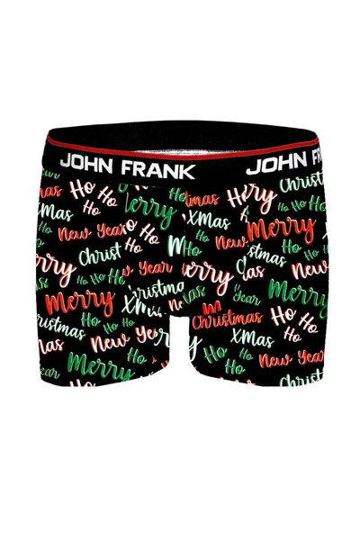 Barevné bavlněné pánské boxerky v dárkovém balení John Frank