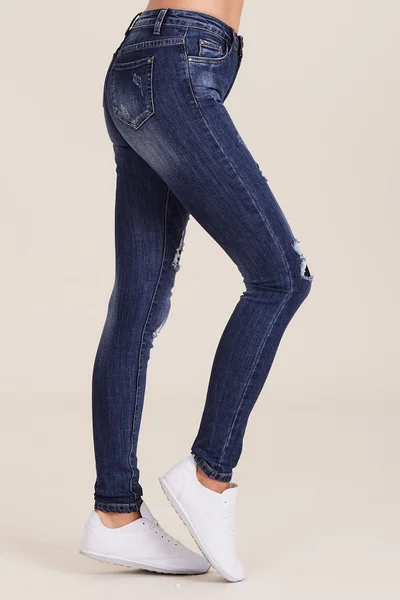 Dámské džíny s otvory FPrice