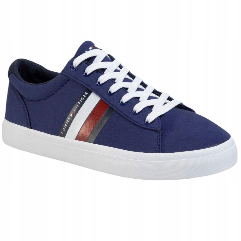 Tmavě modré stylové pánské tenisky Tommy Hilfiger, 45 i476_38110605