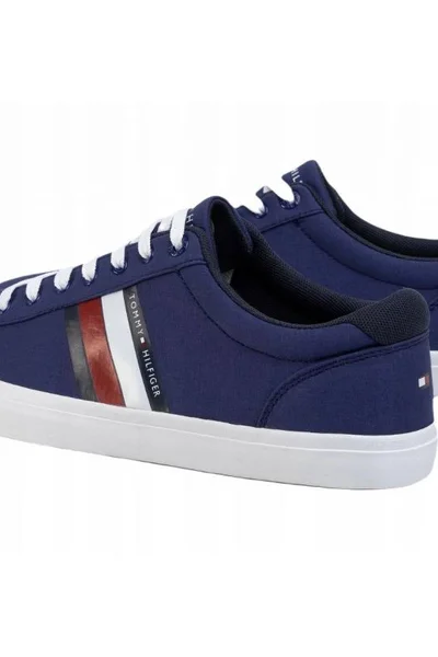 Tmavě modré stylové pánské tenisky Tommy Hilfiger