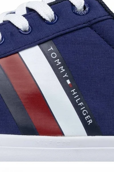 Tmavě modré stylové pánské tenisky Tommy Hilfiger