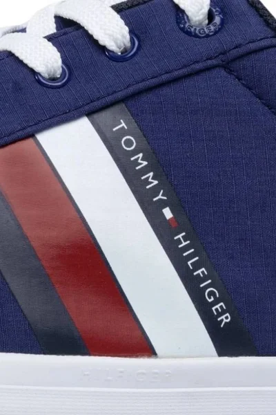 Tmavě modré stylové pánské tenisky Tommy Hilfiger