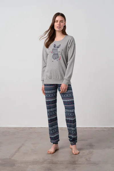 Vamp - Dvoudílné dámské pyžamo - Darby KZ24 - Vamp