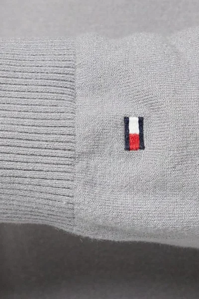 Elegantní pánský pulovr v šedé barvě Tommy Hilfiger