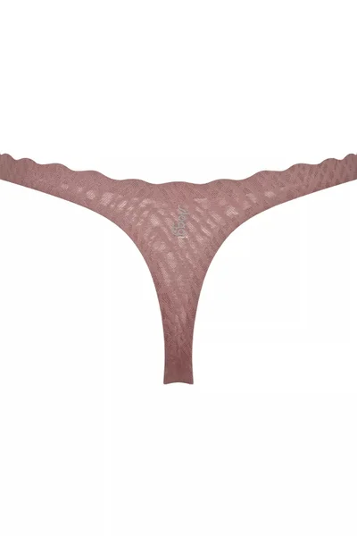 Dámská krajková tanga Sloggi Bliss Brown