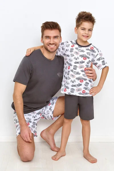 Vzorované dětské pyžamo s kraťasy Taro