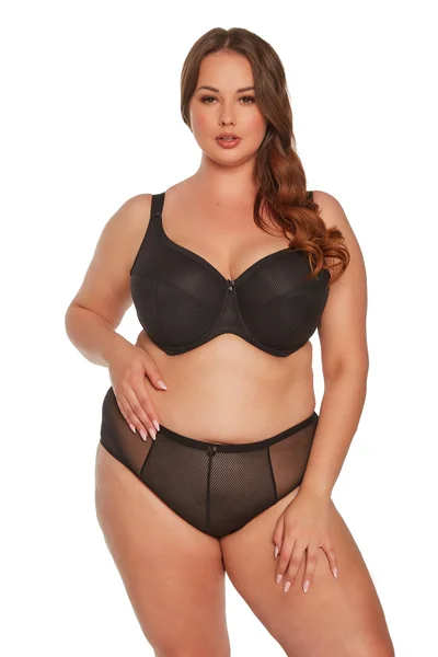 Částečně vyztužená dámská podprsenka plus size Gaia