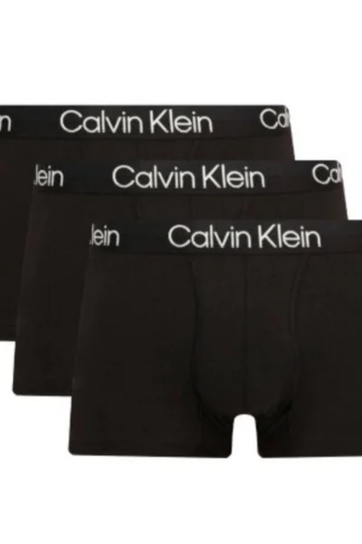 Módní černé pánské boxerky Calvin Klein 3ks