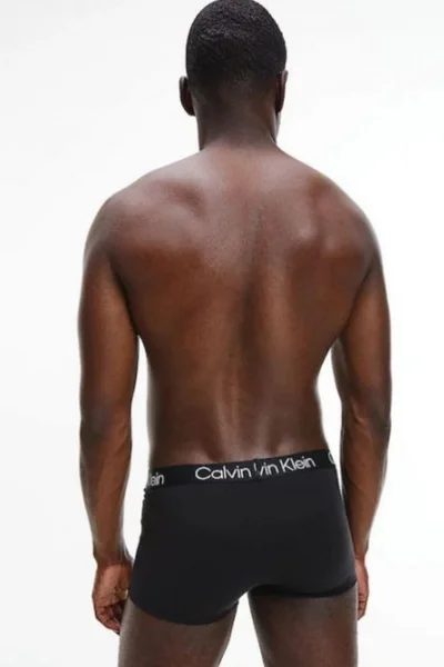 Módní černé pánské boxerky Calvin Klein 3ks