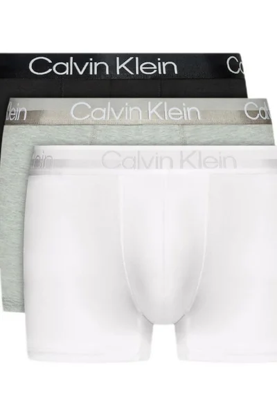 Módní černé pánské boxerky Calvin Klein 3ks