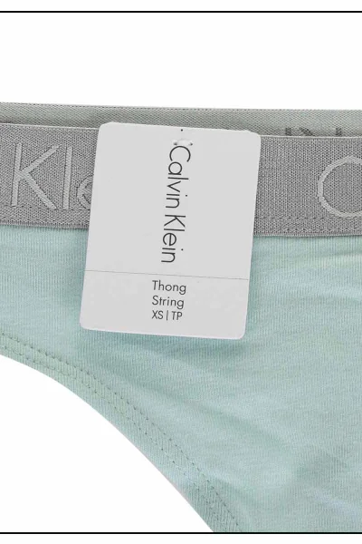 Dámská tanga Calvin Klein - zelená