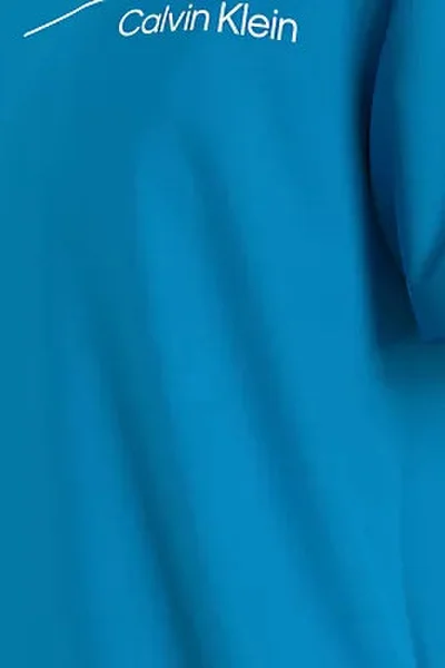Modré pánské bavlněné tričko Calvin Klein