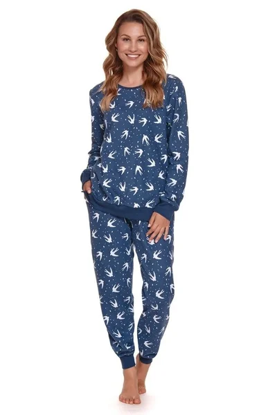 Dámský komplet Padme s vlaštovkami Dn-nightwear