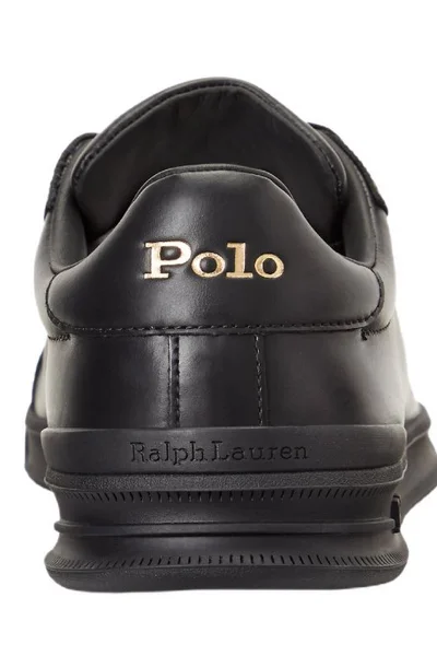 Kožené pánské tenisky Ralph Lauren černé